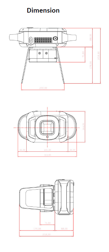 LT-805 Dimension Drawings